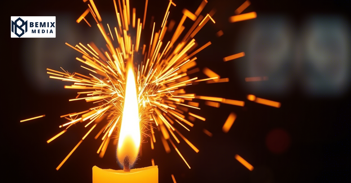 sparkspitter candle